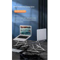 LP1019A+1 OEM -портативная алюминиевая ноутбука 2 Layer Layer Late Stand Регулируемая складная черная